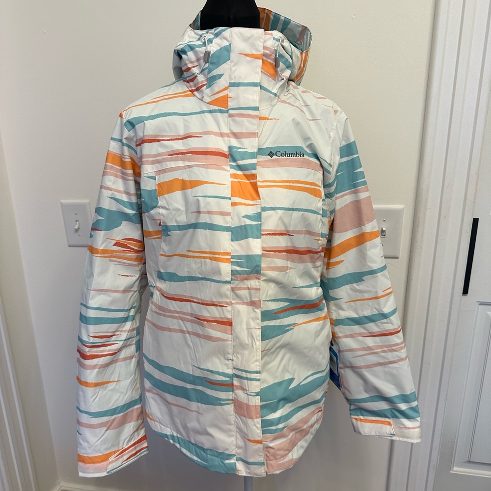 Columbia Tunnel Falls II Interchange Jacket Coat 3 in 1 Shell Fleece Hooded NEW